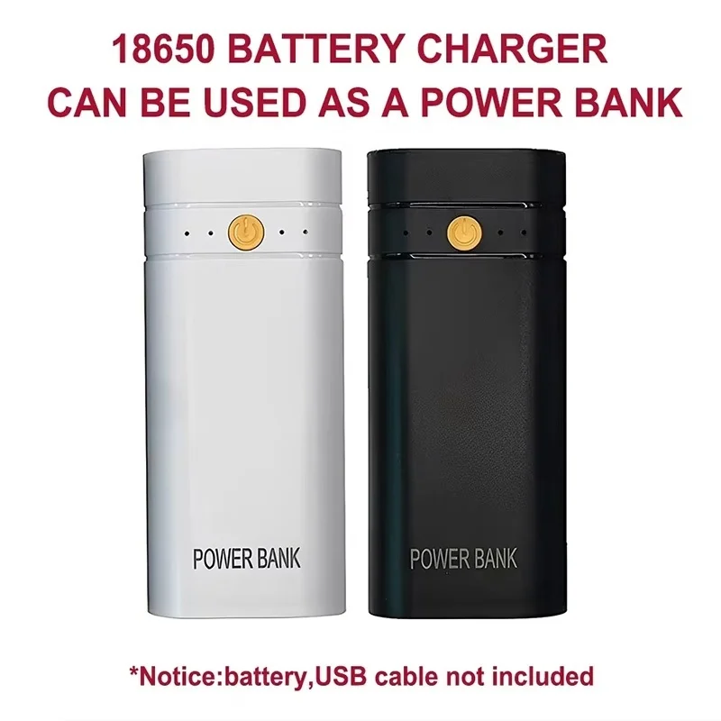 5V 2A 2*18650 Akku-Ladegerät Tragbares Powerbank-Set DIY Schnellladung - Powerbank-Gehäuse USB Typ-C Powerbank-Ladebox