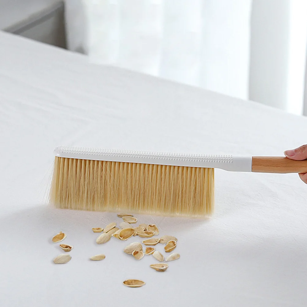 

Hand Broom Wood Handle Hand Brush Dusting Brush Soft Cleaning Brush Bench Brush for cleaning whisk brooms small hand