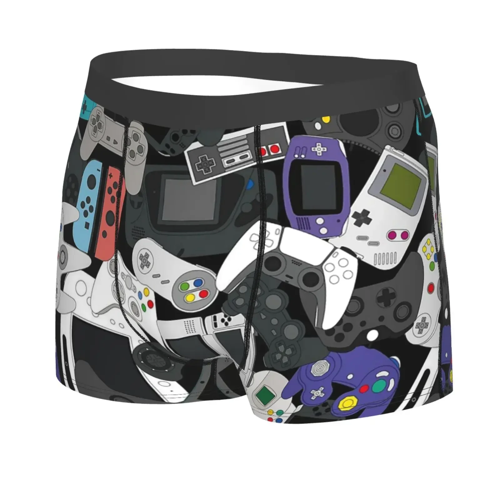 Mens Underwear Boxer Briefs Funny Video Game Gamer Gift Graphic Novelty Underwear Breathable Boxers Trunks For Boys S M L XL XXL