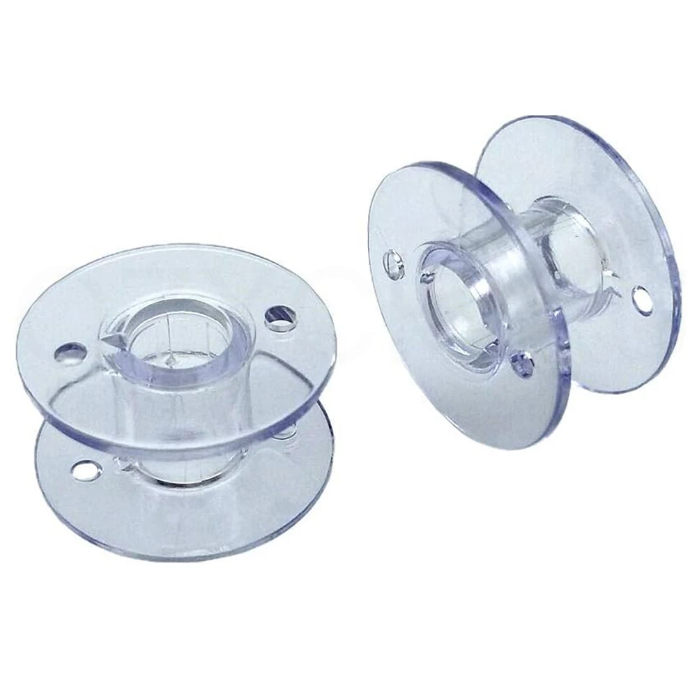 Bobine per macchine da cucire in plastica trasparente da 20 pezzi per Brother, parti/accessori per macchine da cucire Baby Lock