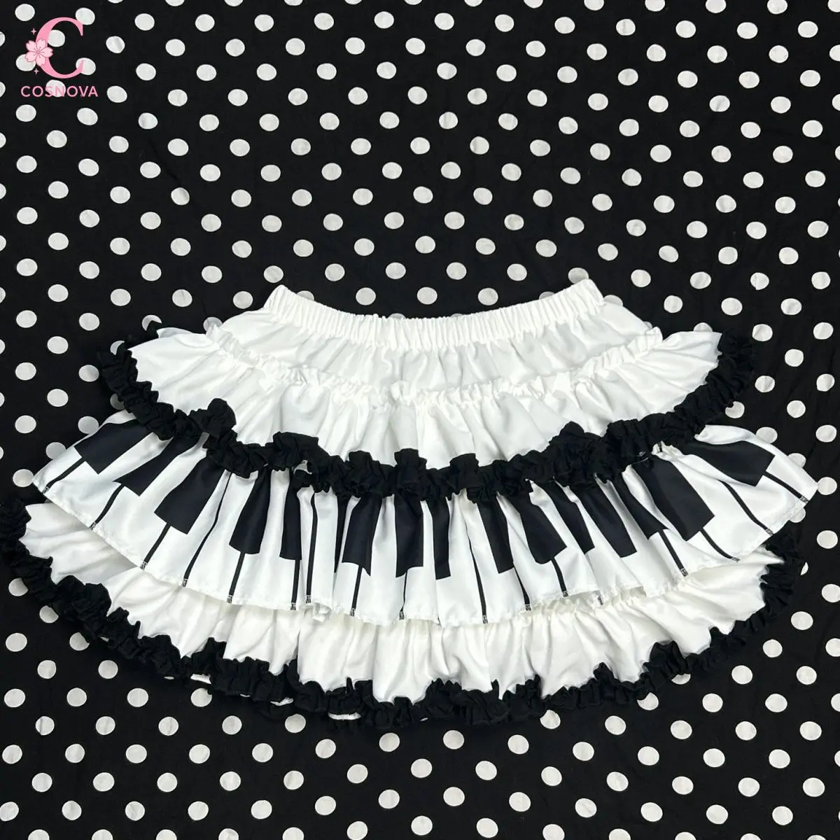 

Spring Piano Key Skirt Collection Women Japanese Punk Y2k Design Harajuku Slim Fit Cake Mini Skirt Empire Vintage Streetwear New
