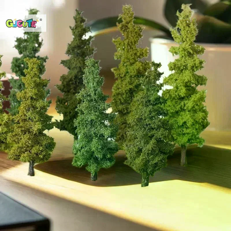 

Military Sand Table Material, Handmade Diy Landscape Decor, 14/21cm Simulation Wire Tree Model, Pine Tree Train Layout