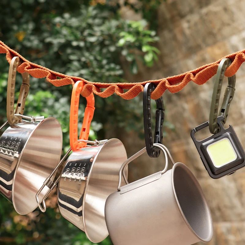 5 قطعة التكتيكية 3.5 "حلق بمشبك بلاستيكي مولي ITW المفاتيح D-شكل الصلب الربيع المفاجئة والعتاد هوك التخييم في الهواء الطلق التنزه أدوات EDC