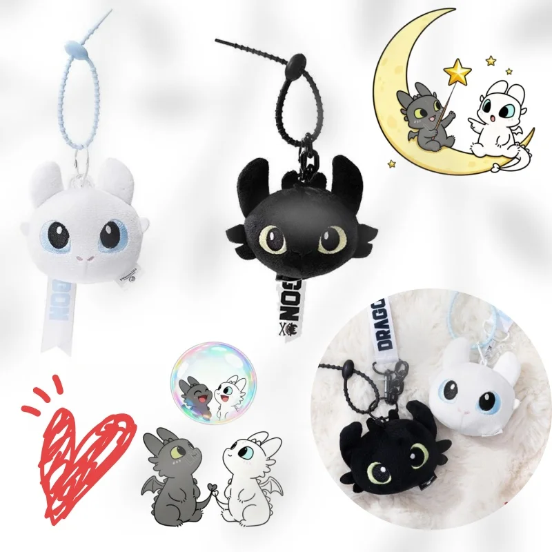 

Dragon tamer cartoon backpack pendant, keychain, bag decoration, couple gift, creative cute doll toy