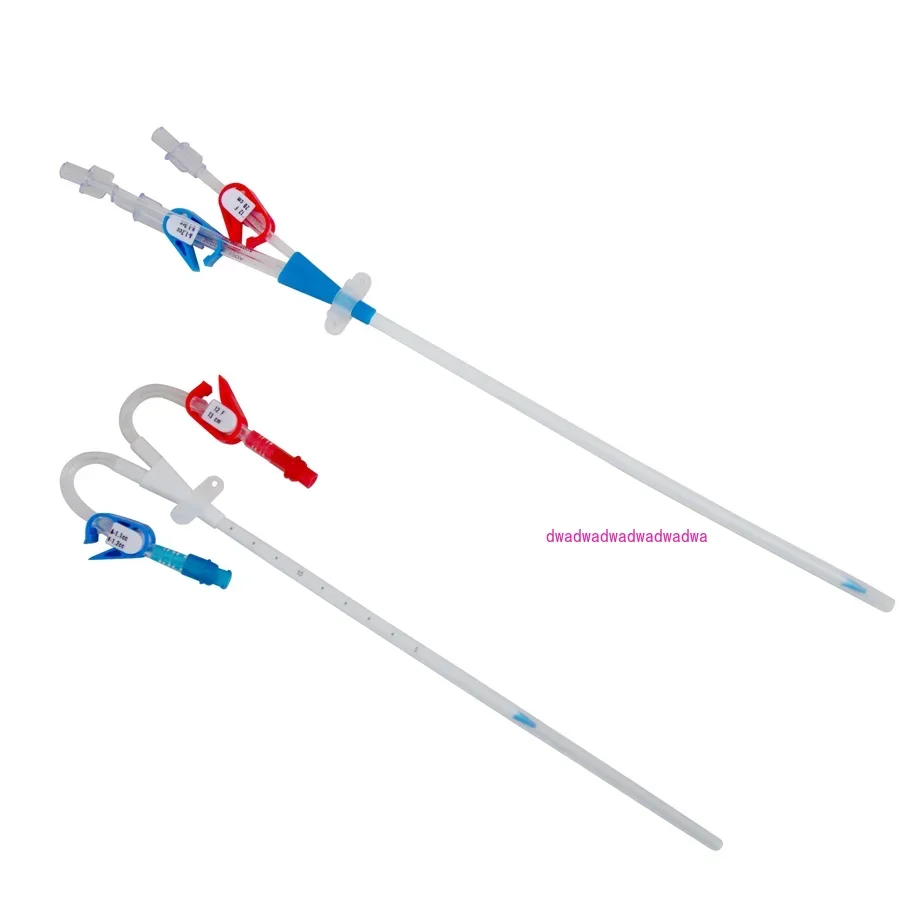 Disposable Single Double Triple Lumen Hemodialysis Catheter Dialysis Catheter，20 pieces