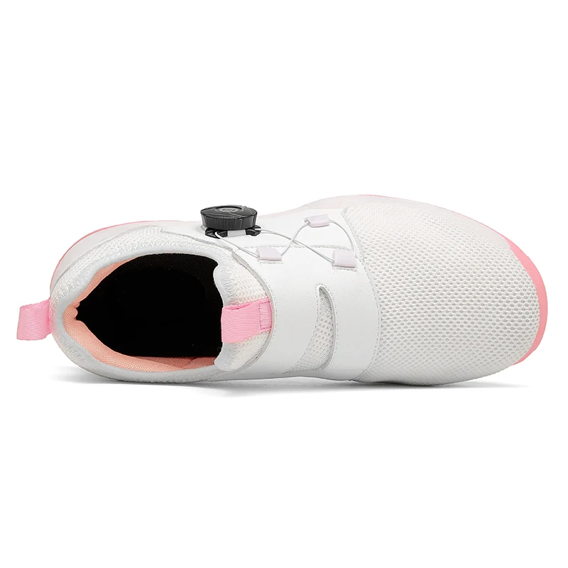 Chaussures de golf à boucle rotative pour femme, maille légère, respirante, non ald, absorbant les chocs, fitness, mode, été