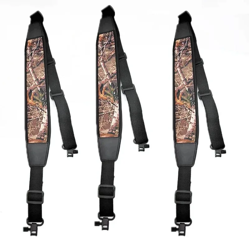 

Jungle 2-Point Harness Rifle Sling with Swivels Durable Shoulder Padded Strap Adjustable Nylon Hunting Straps