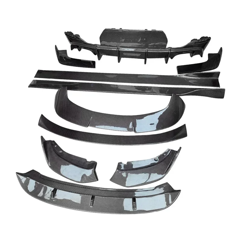 Car body kit carbon fiber front lip rear lip side skirt tail top wing suitable for BMW X2 F39 modified small surround