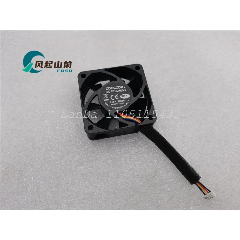 Replacement Cooling Fan CC4515H05S for Projectors, High-Speed Quiet Operation, Durable Construction, Easy Installation, Compatib