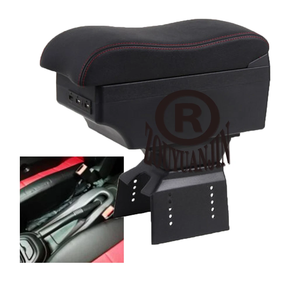 For Lada Vesta SW SW Cross Sport Armrest Box Center Console Central Store Content Storage with Cup Holder Products Arm Rest