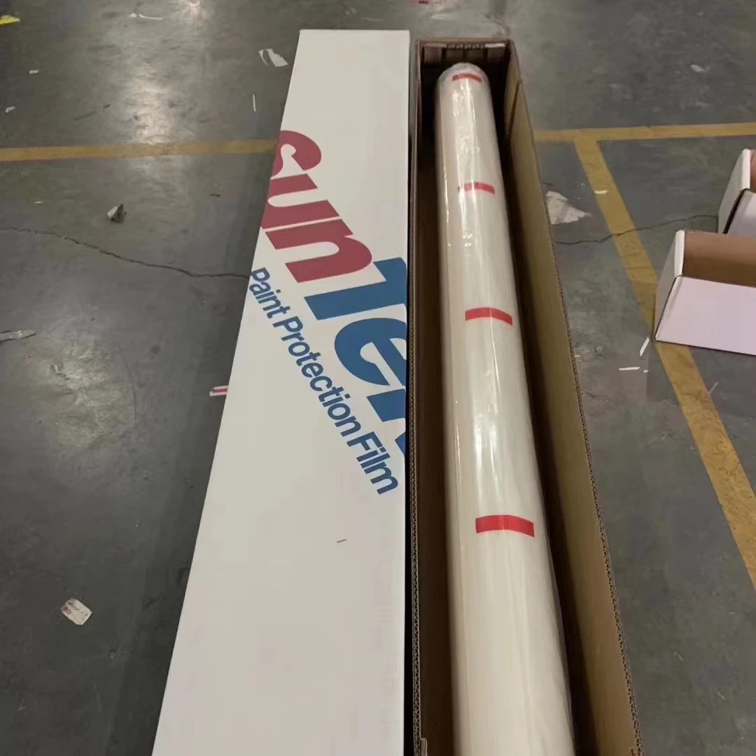 

Suntek High Gloss TPU TPH PPF Film Мягкая автомобильная защитная прозрачная краска Самовосстанавливающаяся и устойчивая к царапинам для тела