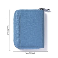 New Simple PU Leather Women Men Coin Purse Zipper Mini Wallets Portable Multi-coin Slots Money Bag Card Holder Short Purse - Image 5