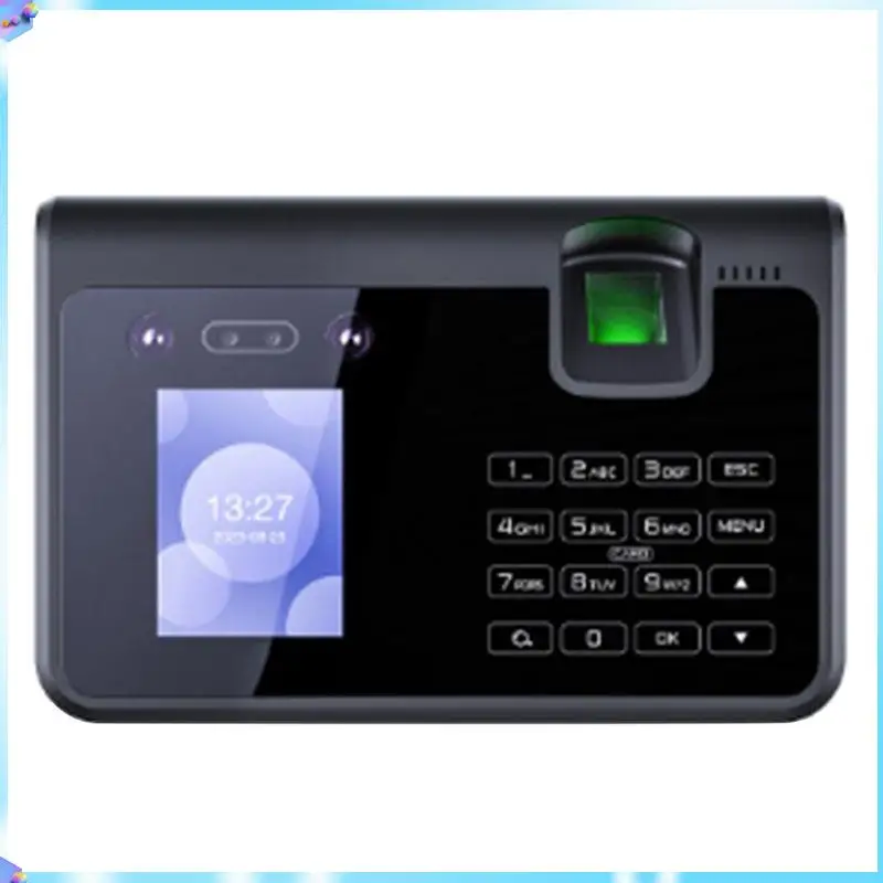 เครื่องบันทึกเวลาทำงานด้วยไบโอเมตริกซ์ขั้นสูง A72T พร้อมระบบจดจำใบหน้าและฝ่ามือ รุ่นปลั๊ก EU