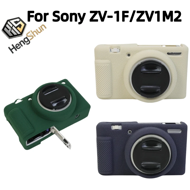 For Sony ZV1F/ZV1M2 Micro-single camera silicone case camera bag, Accessories Protective cover Shell + 1 PCS Free Cleaning Pen