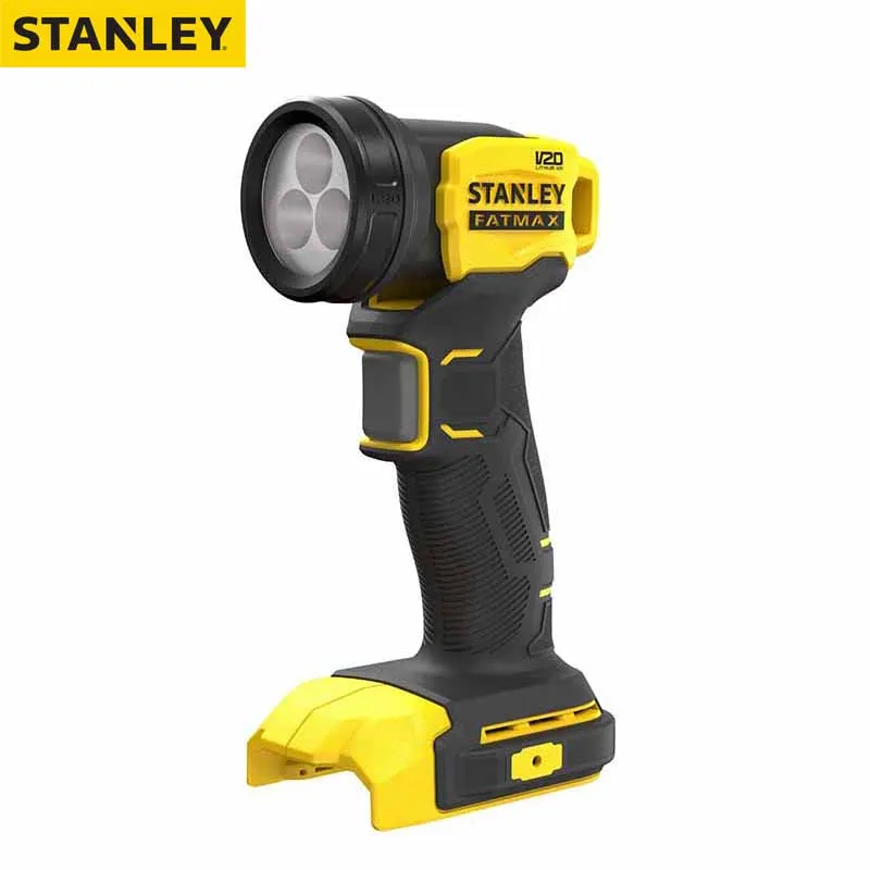 Stanley SCL020 linterna recargable con batería de litio, luz LED de trabajo portátil para exteriores, reflector, herramientas de iluminación