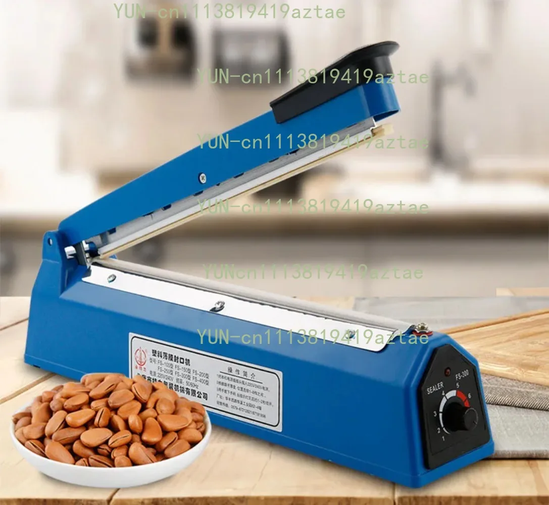 12 Inch Food Sealer Packaging Machine Sealing Machine Hand Pressure Manual Impulse Heat Sealer Bag Machine Eu Plug