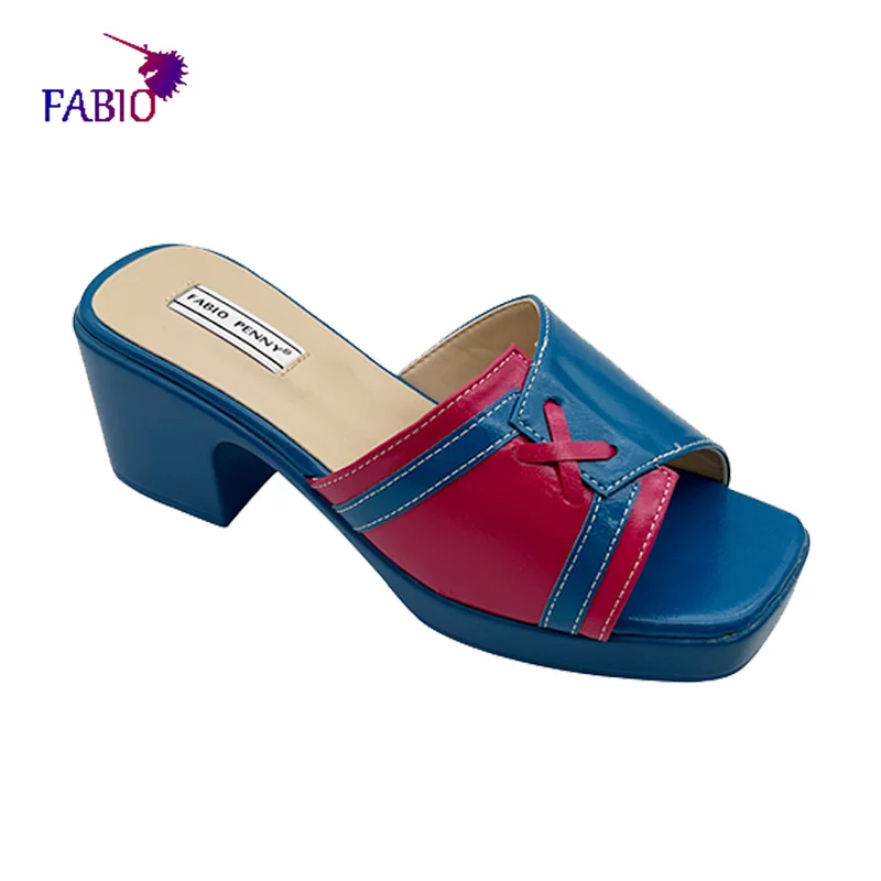 FABIO PENNY-Sandales Italiennes à Talons Compensés pour Femme, Chaussures de Loisirs, de Voyage, de Plein Air, à Plateforme, Haut de Gamme, Élégantes, à la Mode, pour ix, Nouvelle Collection