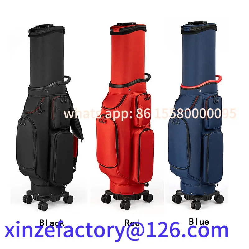 

Customizable Four Wheel Retractable Golf Aviation Bag Multifunctional
