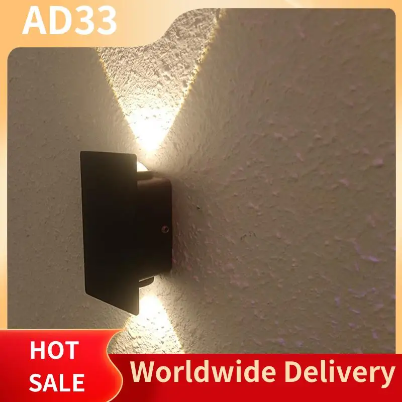 【A28I تركيبات الإضاءة الخارجية أضواء خارجية دائمة أضواء الجدار الخارجي 10 سم - 2 وات