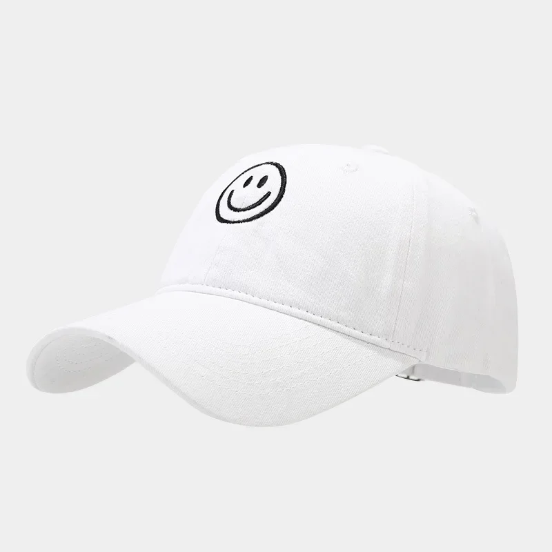 Gewaschene Baumwolle Baseball Caps Frauen Männer Weiche Snapback Hut Outdoor Sport Trucker Gorras Lächeln Gesicht Stickerei Hip Hop Papa Hut Geschenke – Detail 9