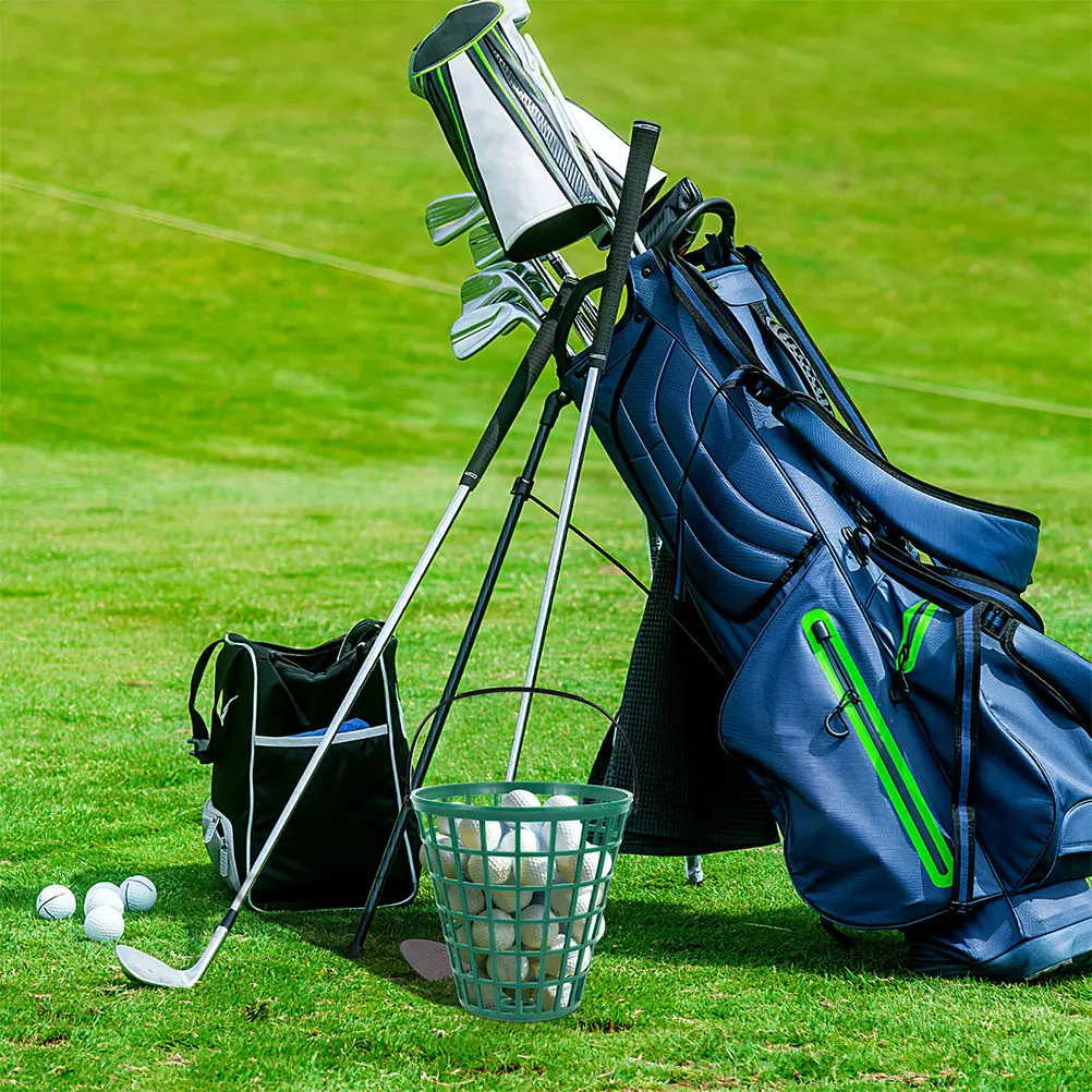 

2Pcs Portable Golf Ball Bucket with Handle Large Capacity Plastic Basket Holder for Yard Sports Ball Collection 75 Balls