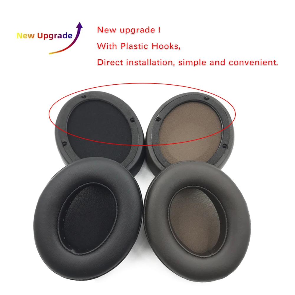 EarTlogis استبدال بطانة للأذن ل اديفير W855 W855BT واط 855 BT سماعة أجزاء و عقال غطاء للأذن وسادة الكؤوس وسادة