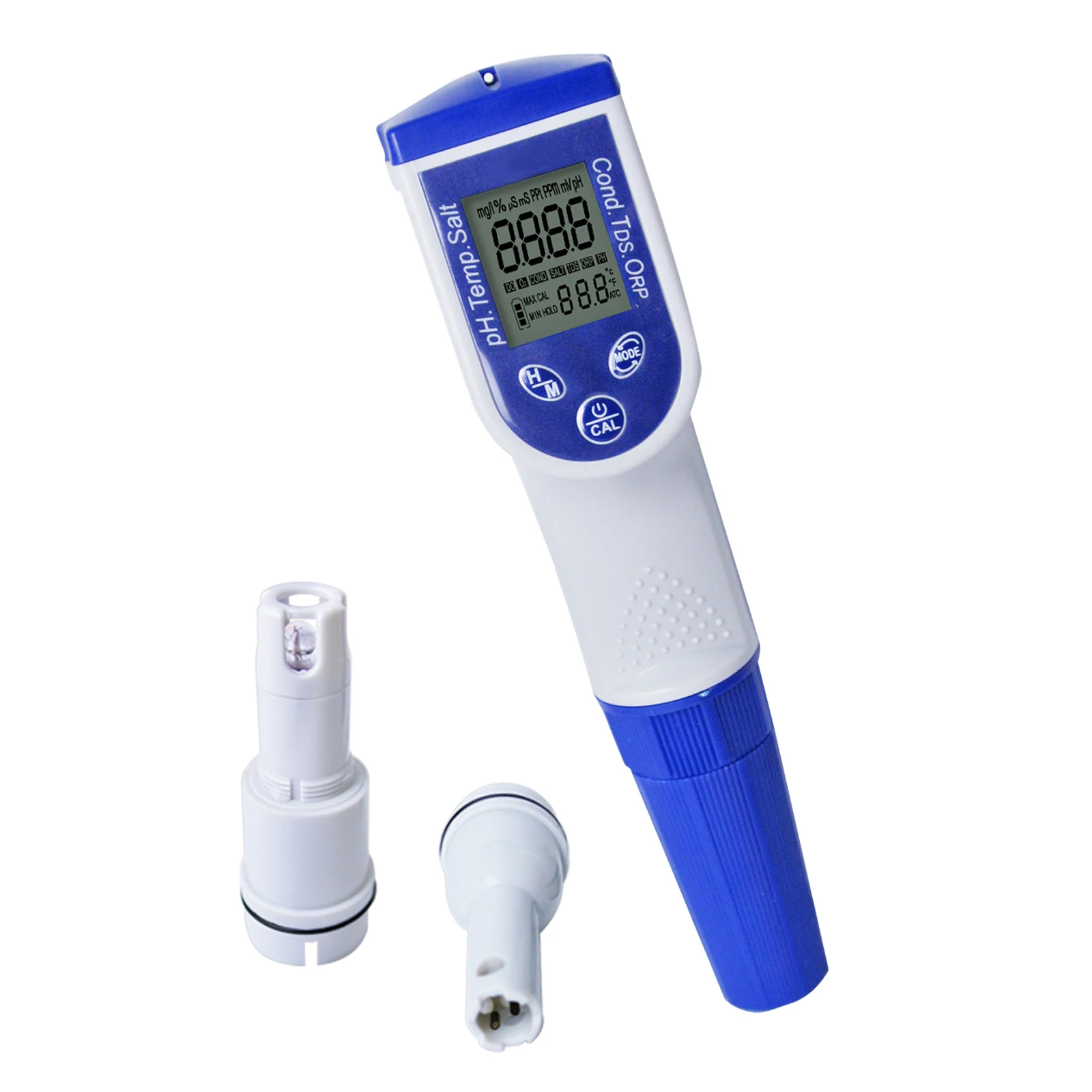 Digital Multi-parameter Water Tool 6 in 1 Parameter IP57 ATC Selectable Unit Water Meter Pool Spa