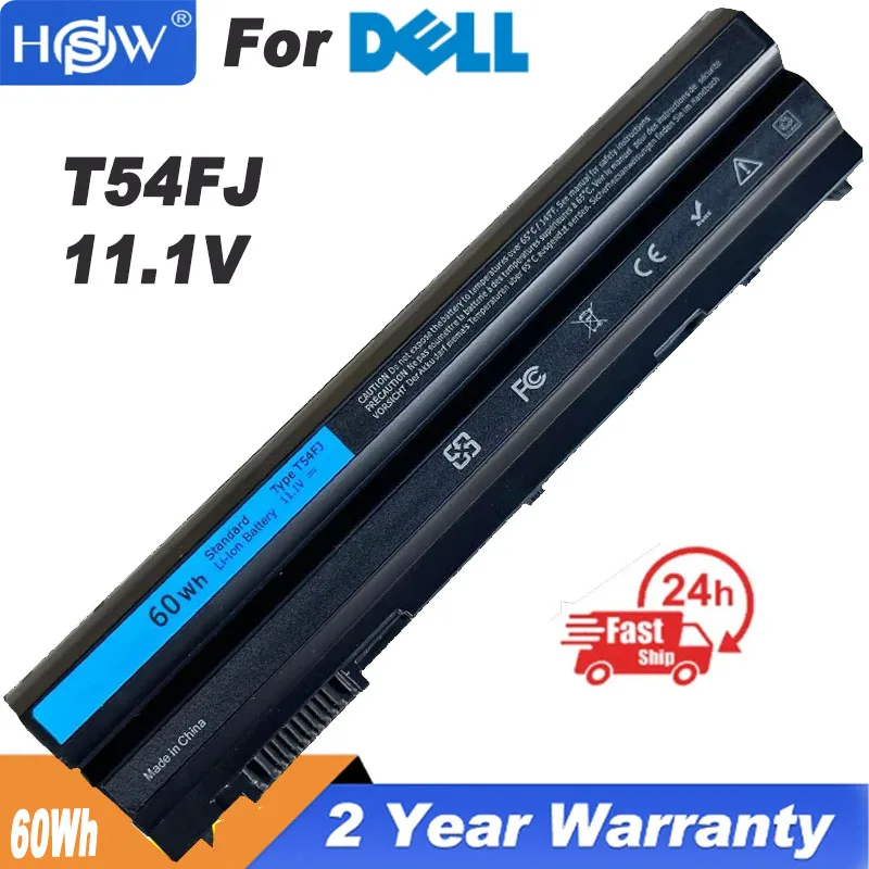 

T54FJ 60Wh New Laptop Battery for DELL Latitude E5420 E5430 E5520 E5530 E6420 E6430 E6520 E6530 For Inspiron 7420 7520