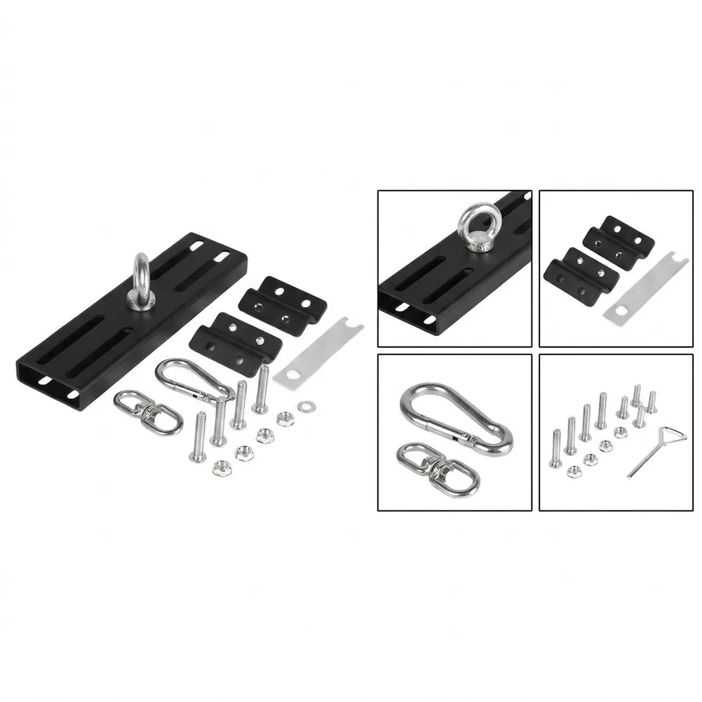 Swivel Rotating Bag Hanger with Industrial Grade Steel Clamp for Mounting and Heavy Bag Use in For Boxing and Fitness