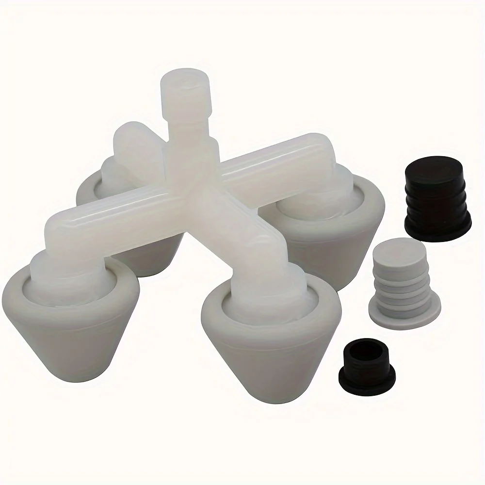 

Fascia gun 4 ball silicone creative pointy massage head Sports Yoga Eye beauty center muscle deep tissue massage accessories