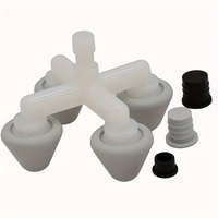 Fascia gun 4 ball silicone creative pointy massage head Sports Yoga Eye beauty center muscle deep tissue massage accessories