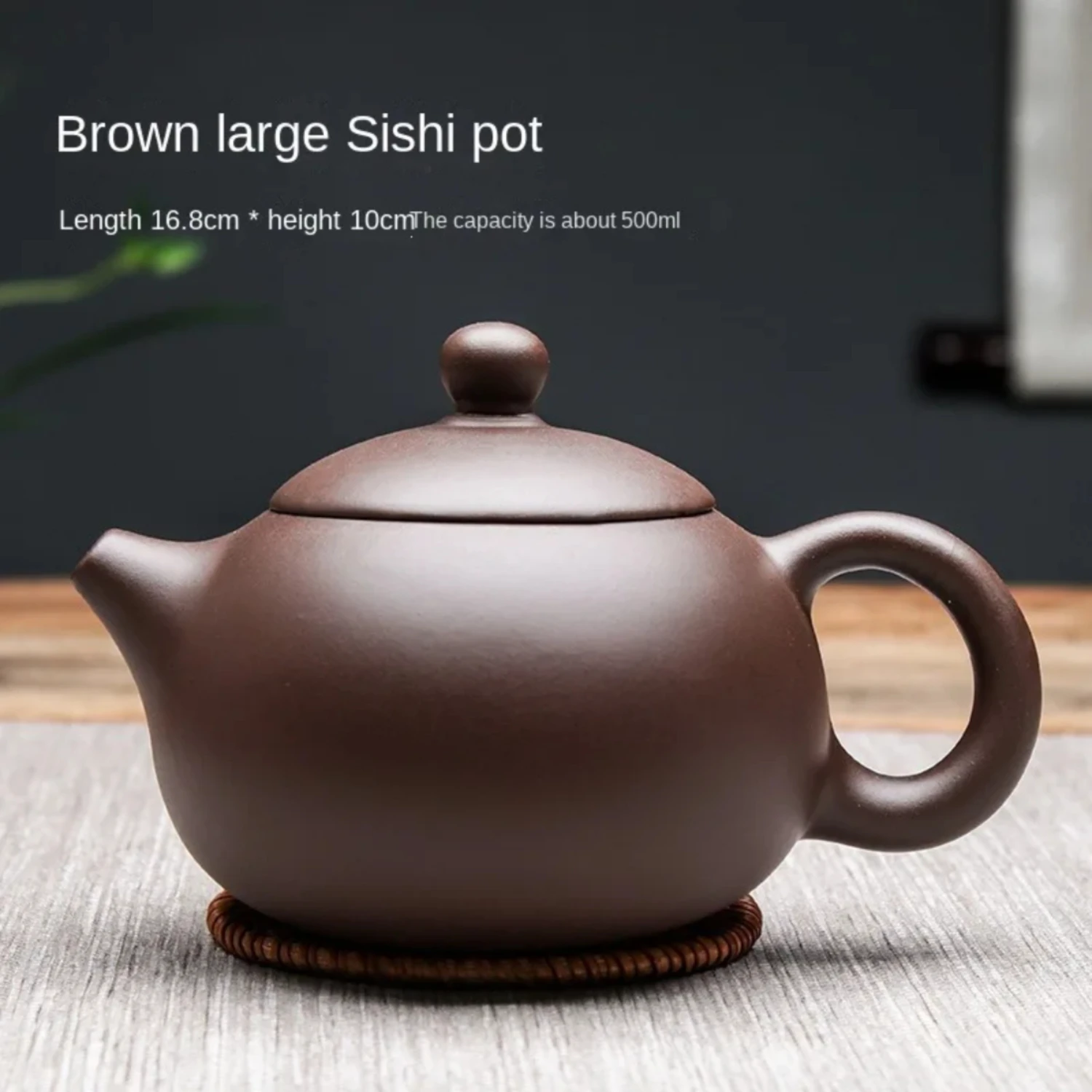 Yixing 500ML Capacity Yixing Machining Clay Teapot Xishi Tea Pot Chinese Tradition Teaware Oolong Pu're Tea Set Filter Kettle