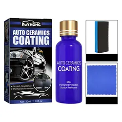 30ml Car Ceramics Coating Crystal Plating Liquid Waterproof Dust-proof Scratch Repair Cleaning Tools Car Accessories Drop