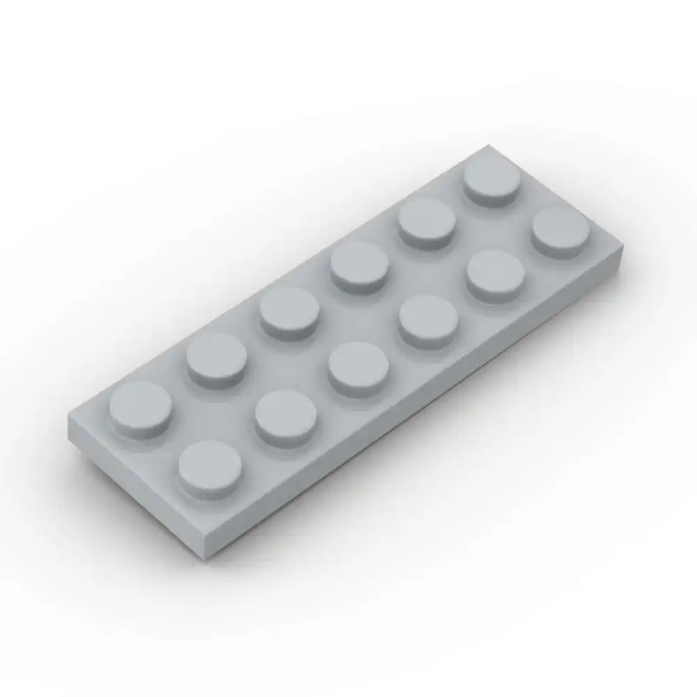 MOC 10PCS Bricks Part 3795 Plate 2x6 Building Blocks Set High-Tech Board Light Panel Particle DIY Puzzle Toys Birthday Kid Gifts