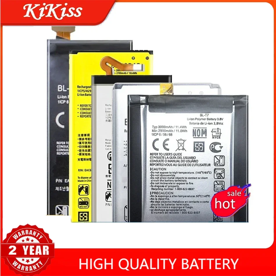 BL-42D1F BL-44JR BL-49SF BL 52UH/59JH/59UH/T11/T2/T32 BL-53HN LGIP-550N Battery For LG G2 G4C G5 G6 Q6 L22 P940 P895 P990 KV700