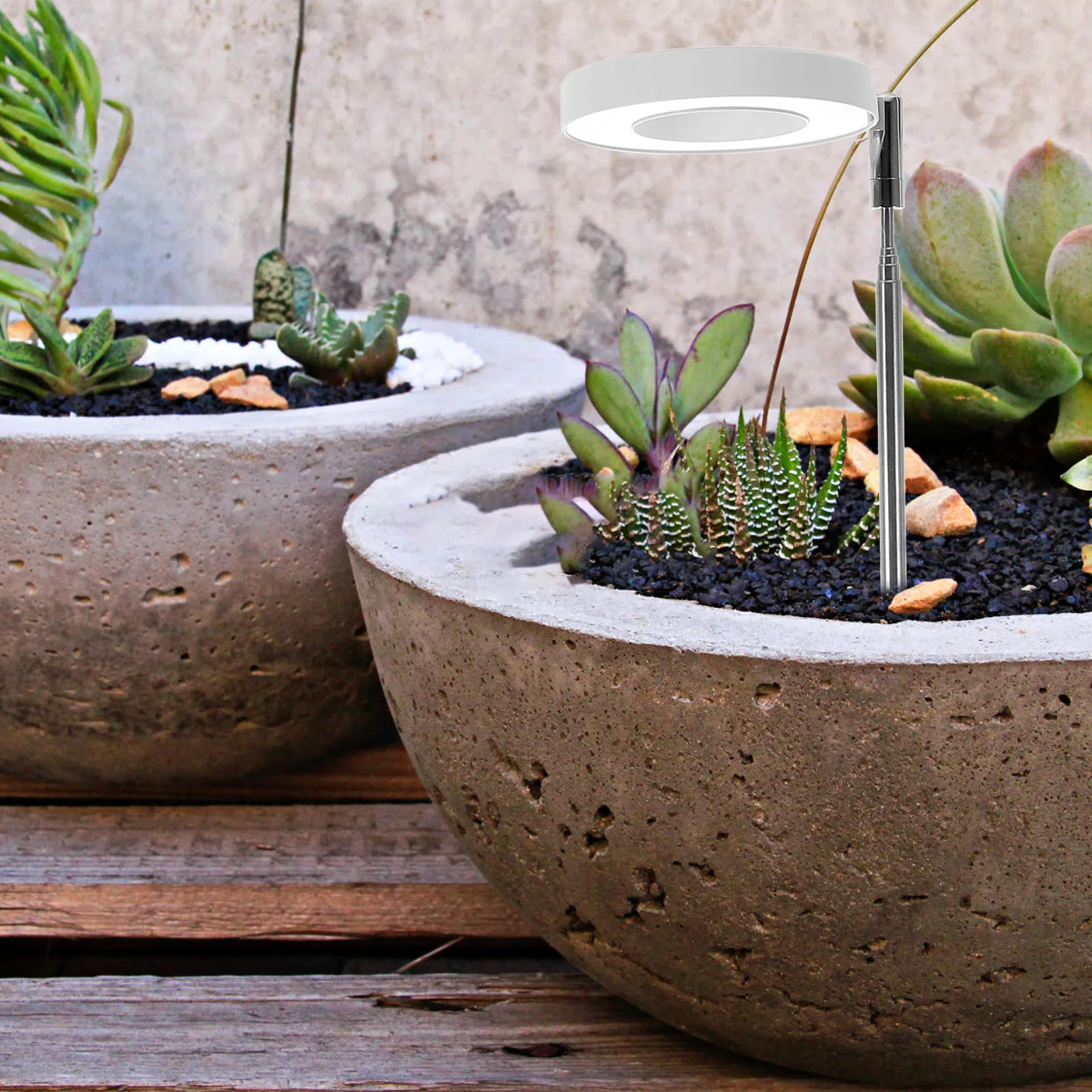 

1 комплект, 1 комплект, светодиодный светильник для выращивания растений, светло-голубой для комнатных растений, жевательных овощей, выдвижной регулируемый таймер, металлический