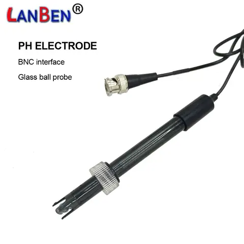 PH 프로브 BNC 커넥터 전극, 수족관 수경 실험실 전극, pH 값 측정