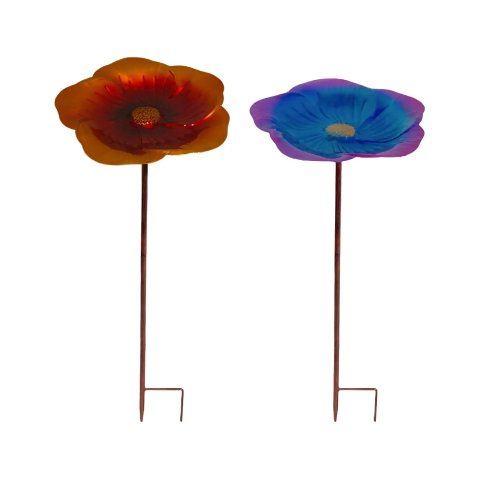 

Bird Baths Gifts Bird Feeder Bath 10'' Dia Metal Bird Feeders Bowl with Stake for Yard Backyard Outdoor Garden Patio Bird Lover