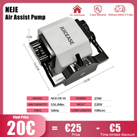 NEJE Laser Air Assist Pump 220V 25W 55L/min 50Hz Air Pump Adjustable Air for Laser Engraving Machines and Fish Tank Oxygenation