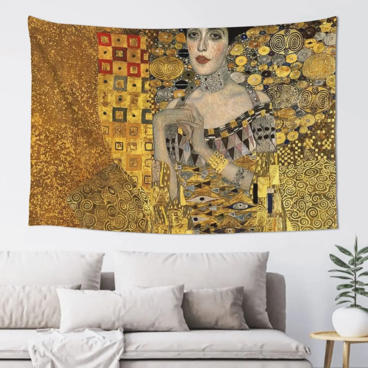 

Gustav Klimt, Adele Bloch-Bauer Tapestry House Decoration Bedroom Decor Aesthetic Tapestry