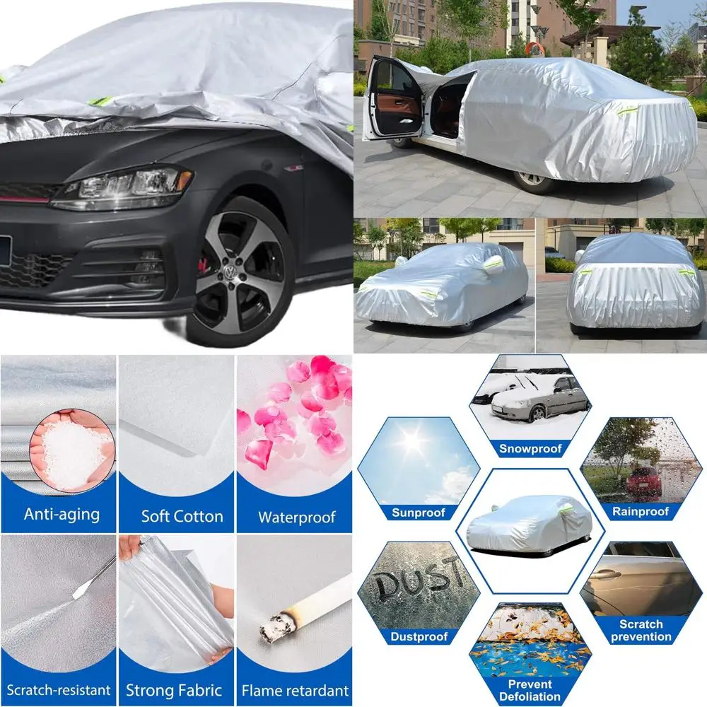 

Custom Fit 6-Layer Volkswagen Golf Car Cover, Waterproof & All-Weather Protection for Outdoor & Indoor Use, with Zippered Door A