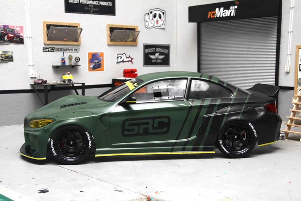Rcクリアボディ車ドリフトツーリング1:10 bmw F22 m 2クーペf 22
