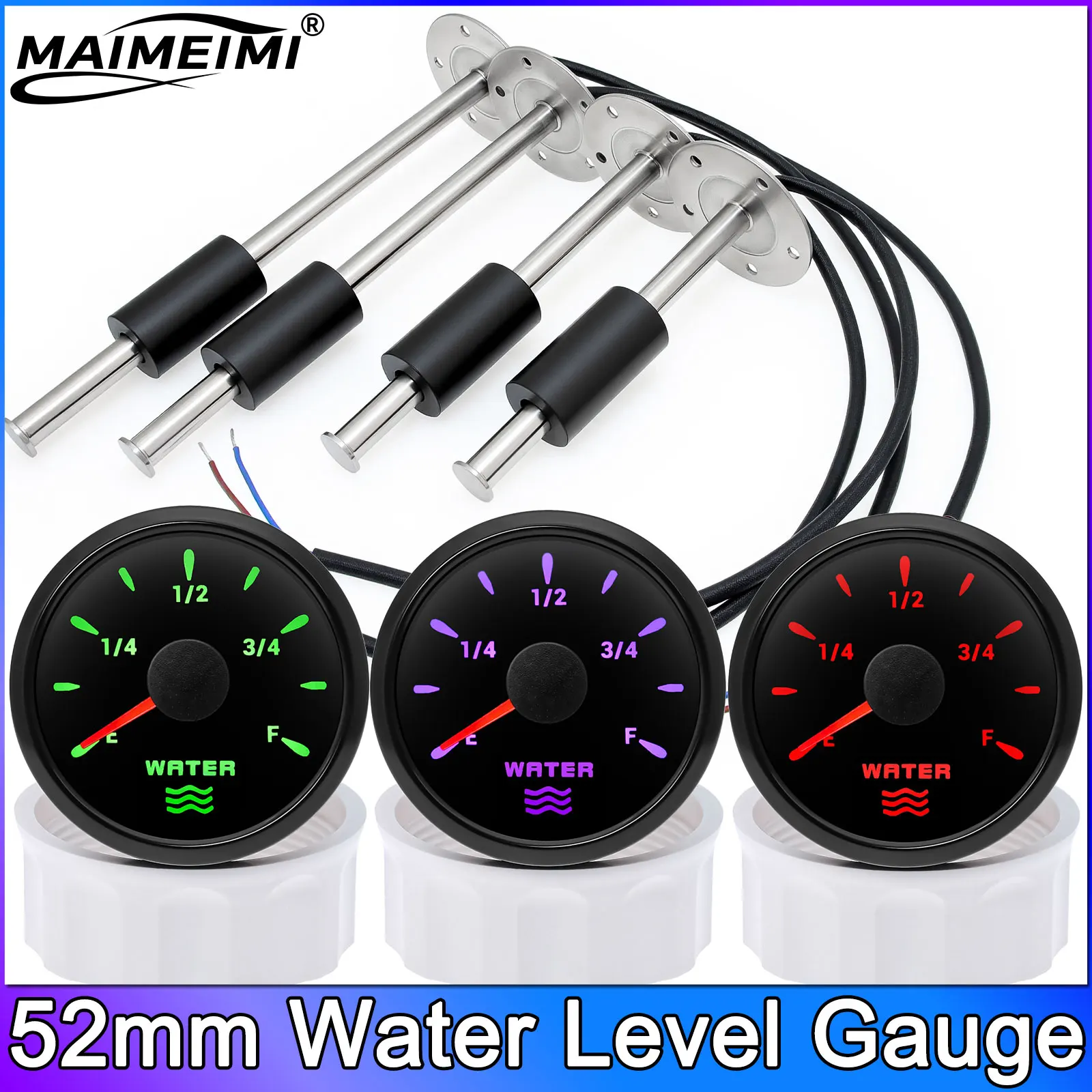 52Mm Water Level Me…