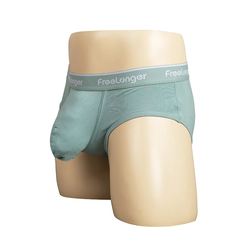 Man Uitstulpbuidel Ondergoed Sexy Elastische Penis Grote Pik Boxers Lage U-Convexe Lul Boxers Verbeteren Lingerie Modale Onderbroek Slips