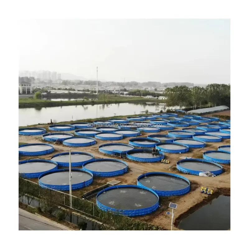 Durable Scalable PVC Fish Tanks for Modern Aquaculture and Agricultural Irrigation Flexible PVC Round Tanks for all standard