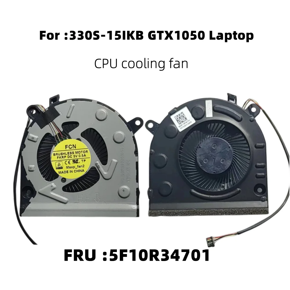 Original para Lenovo Ideapad 330s15ikb Gtx1050 Laptop Cpu Cooler Ventilador Cooler Notebook Fru 5f10r34701 Novo