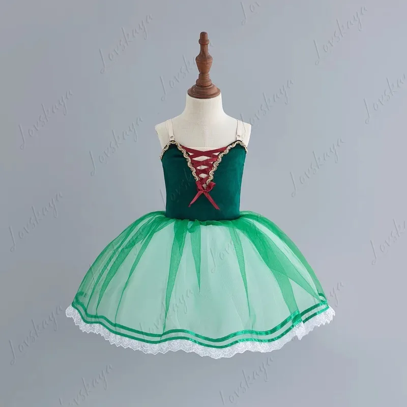 تنانير الباليه للأطفال - توتو البجعة الصغيرة، تنورة منفوشة، أزياء الباليه للفتيات، أزياء التدريب، أزياء الأداء