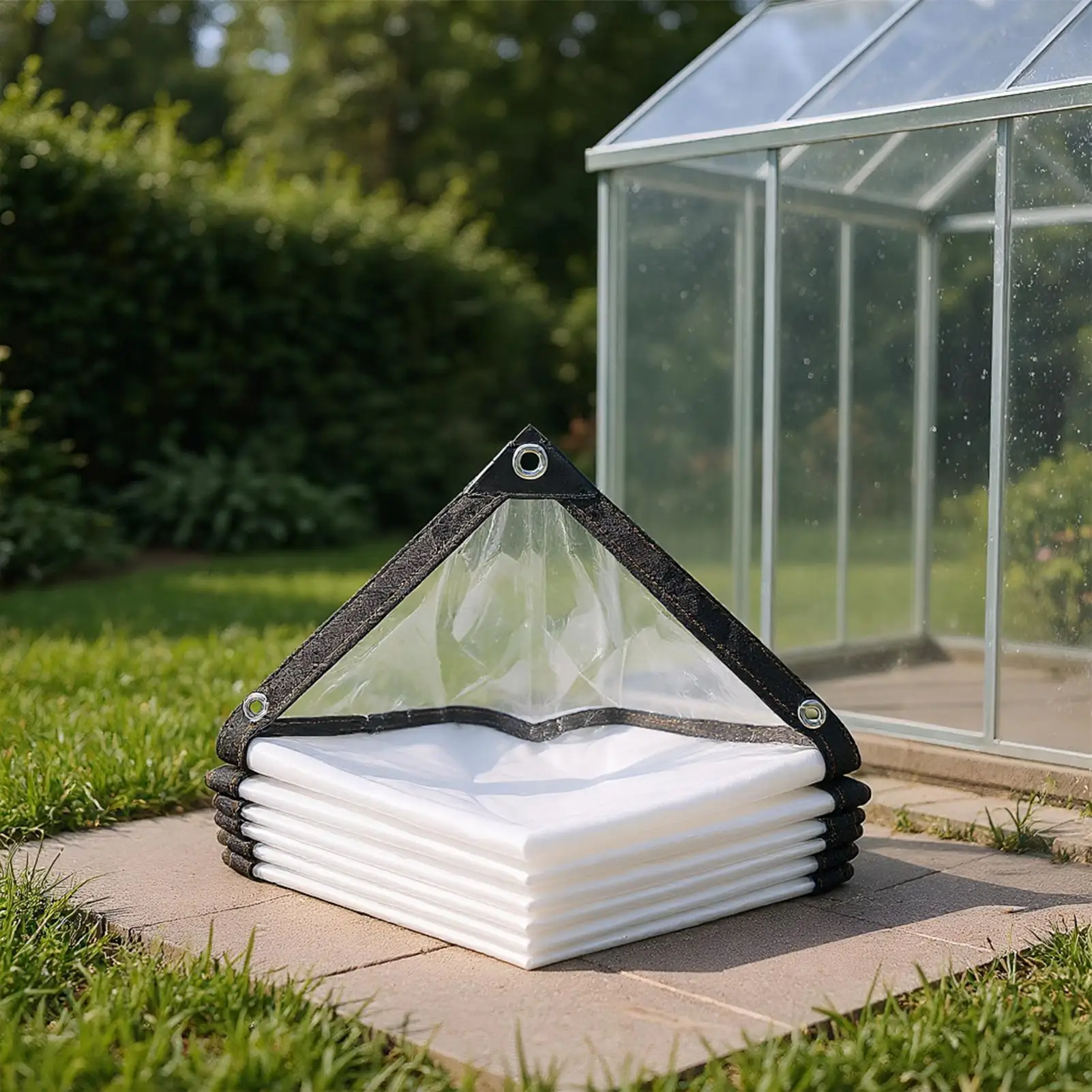 

Прозрачный водонепроницаемый брезент, сверхмощный прозрачный брезент, садовый прозрачный чехол для патио, крыльца, сада, теплицы, укрытие