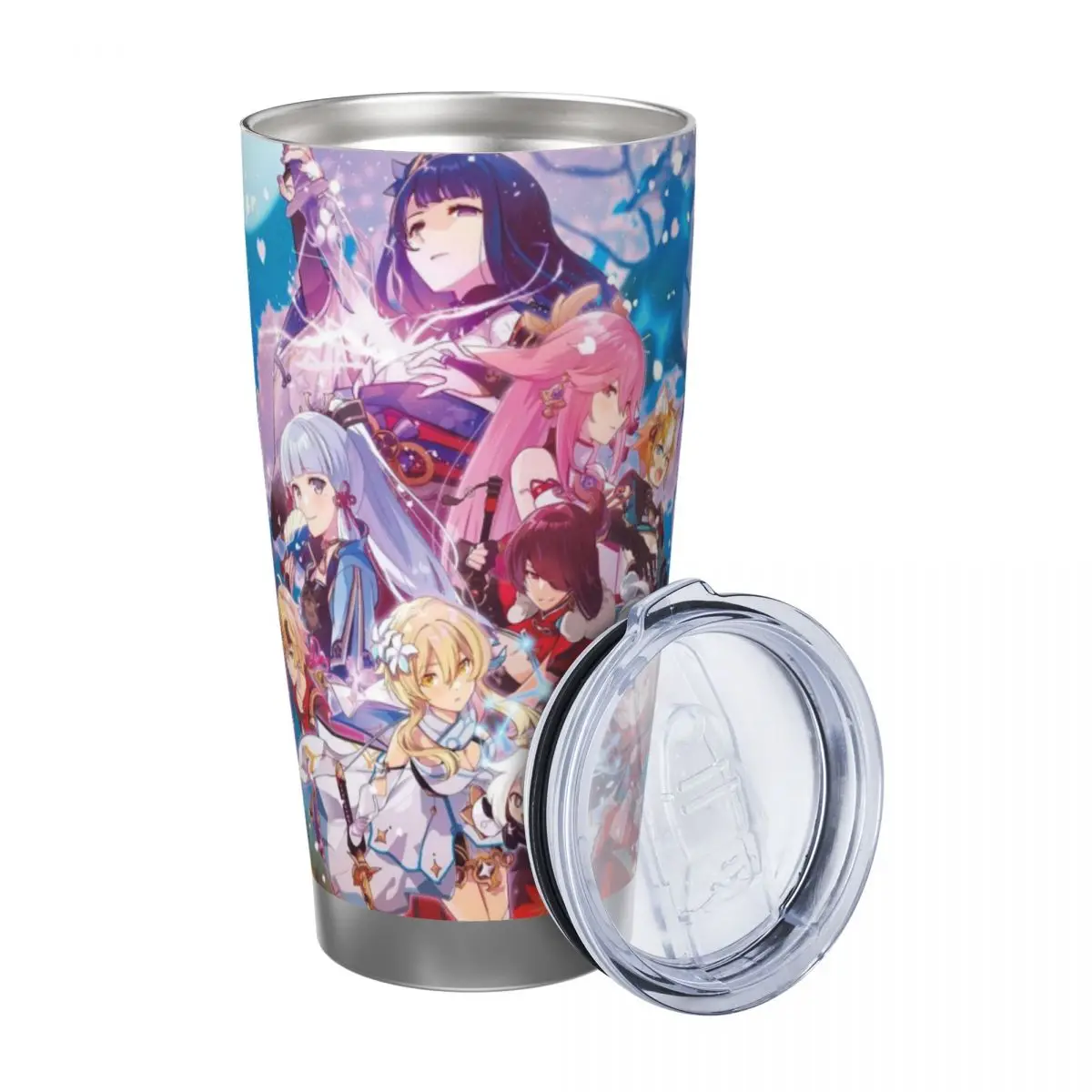 Hot Game Inazuma Eleven 20oz Stainless Steel Car Mug Straw Thermal Iced Travel Cup Vacuum Insulated Coffee Hot Cup