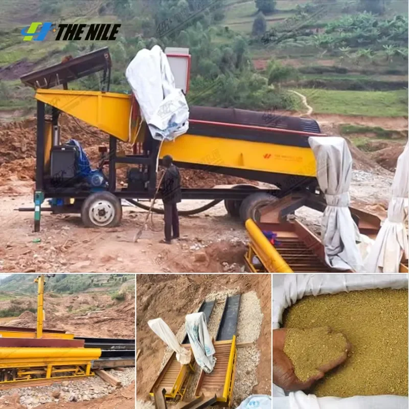 2026 CE Mining Washing Machine for Gold and Diamond Gold Mining Trommel Scrubber Wash Plant